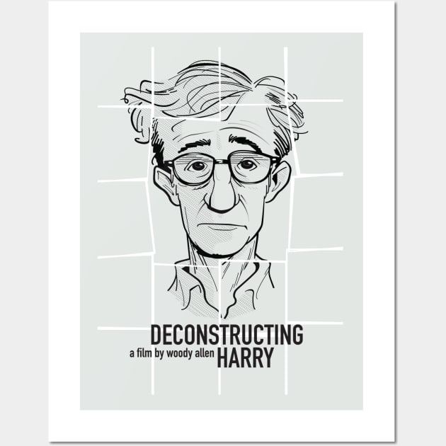 Deconstructing Harry - Alternative Movie Poster Wall Art by MoviePosterBoy